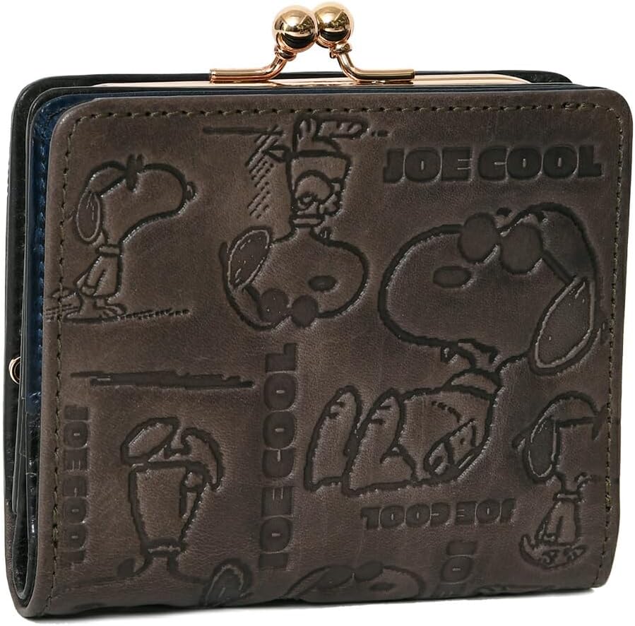 新品 財布 スヌーピー 長財布 本革 JOE COOL monogram BE - 小物 