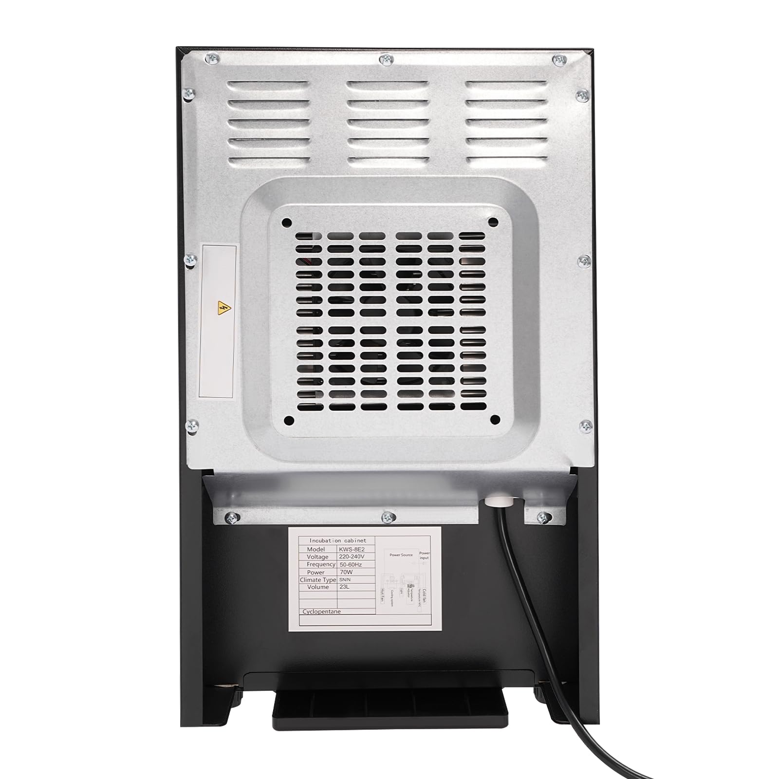 Incubatore Per Uova Rettili 25L - Temperatura 5-60°C, Display LED, Portatile - Foto 3