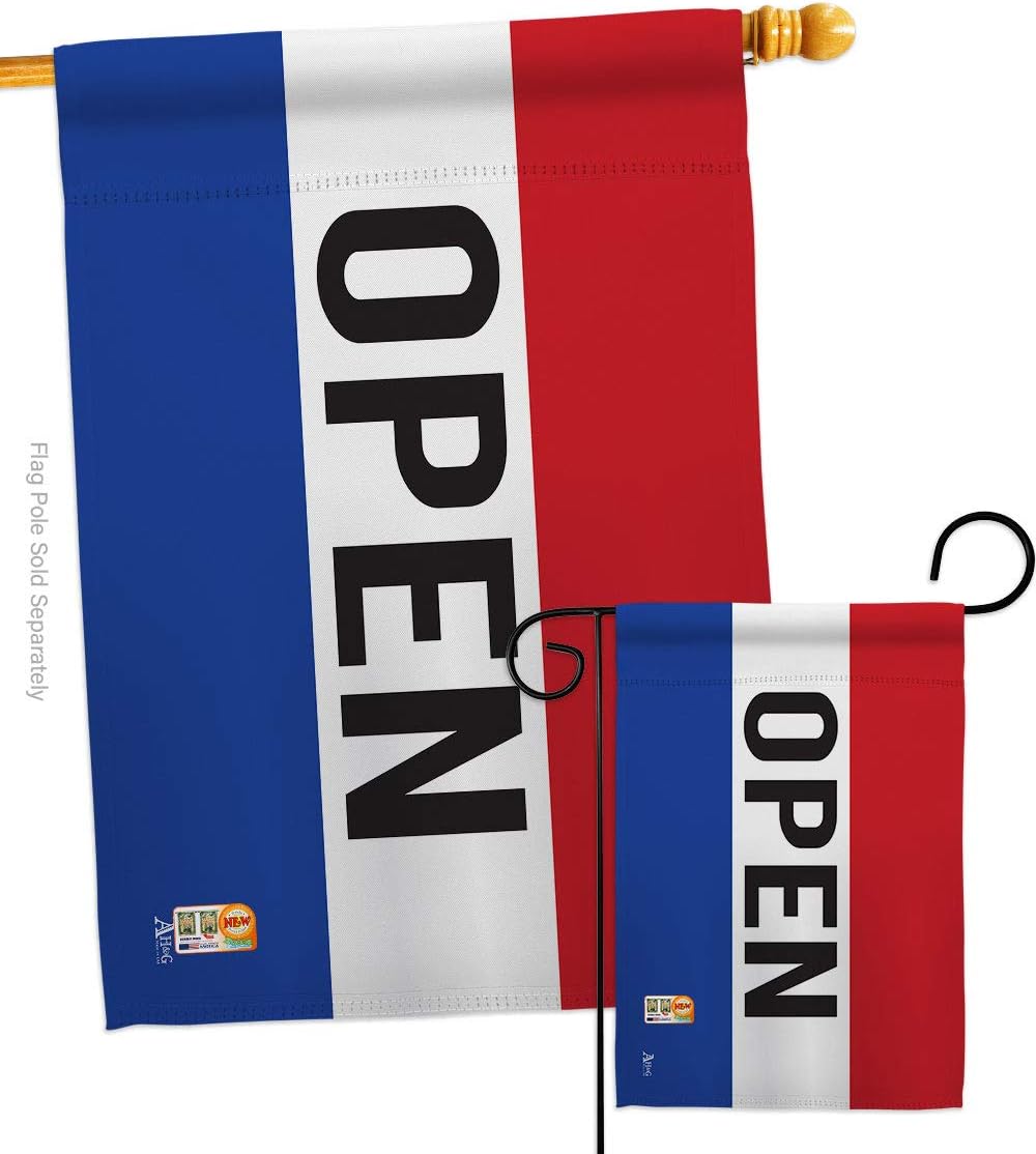 Open House Flag Novelty Merchant Sale Store Retail Business Advertisement Promotion Small Decorative Gift Yard Banner Made In USA 28 X 40