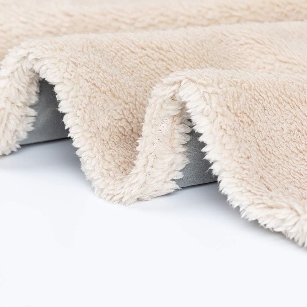 MARKSIGN 100% Waterproof Pet Blanket, Reversible Plush Protective Cover for Bed, Couch, Dog or Cat