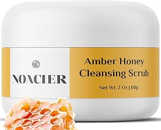 Sponsored Ad - Natural Honey Amber Exfoliating Face Scrub, Moisturizing Exfoliant Cleanser, Gentle Facial Exfoliator, Ant...