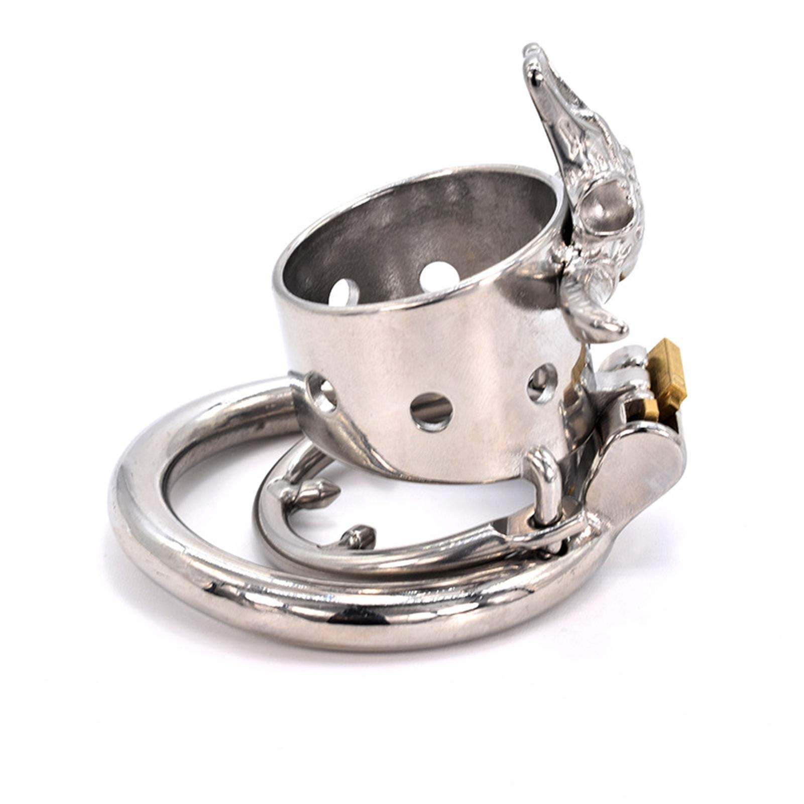 Buy Wnmw Bull Head Male Chastity Devices Metal Stainless ...