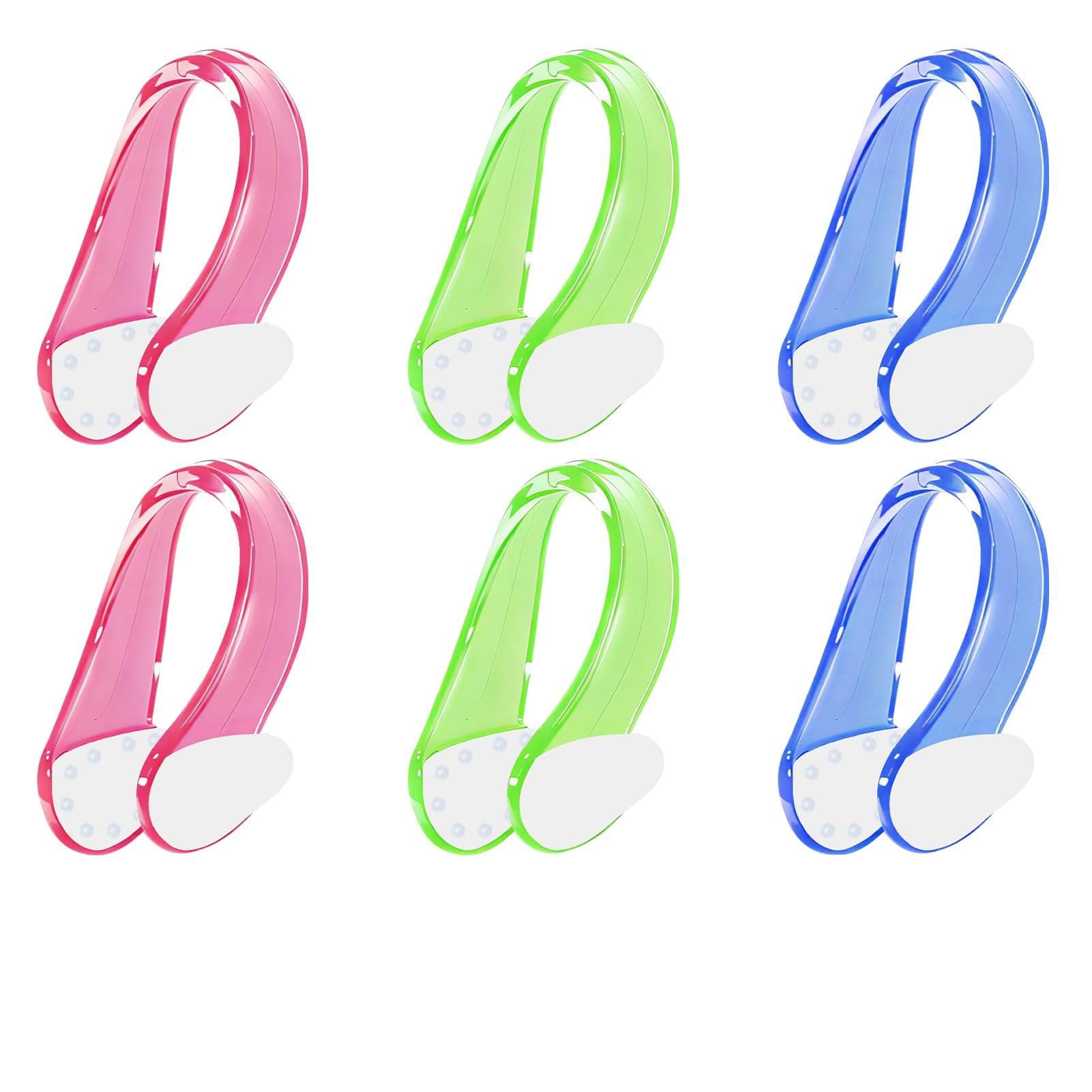 Pinzas de Nariz para Natación Adulto Antideslizante Cómoda Juego Multicolor