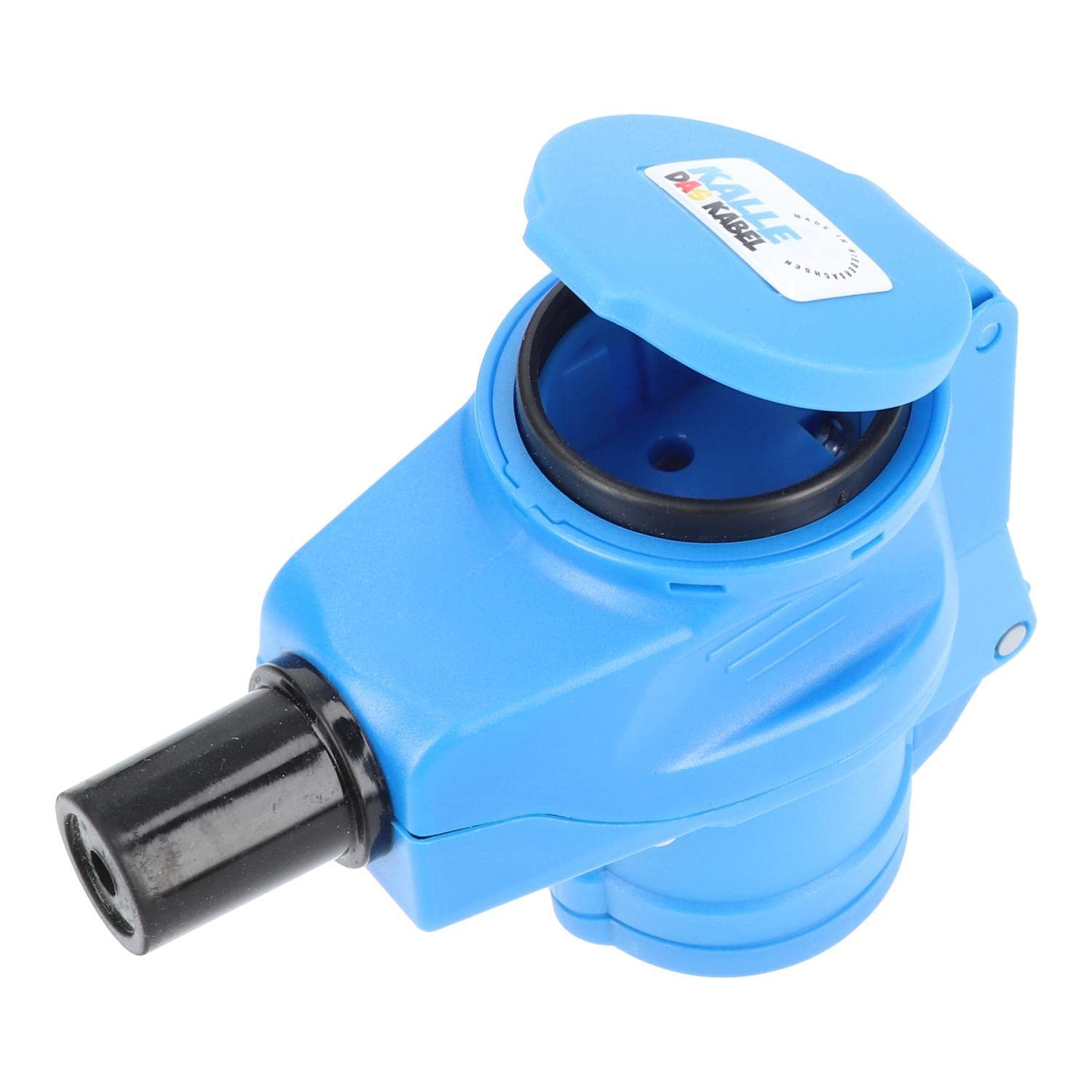CEE Adapterleitung Kalle Blue Extreme SCHUKO auf CEE Winkelkupplung 3G 2,5mm² 5 Meter
