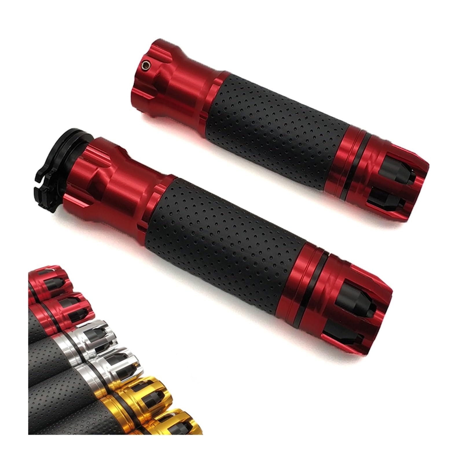Motorradknopfgriff Lenkerabdeckung Für FZ6R FZ8 Fz 1 09 6 Fzr 400 FZ1 FZ6 Universal Motorrad Griff Griffe Enden Racing Lenker CNC 22mm 7/8"