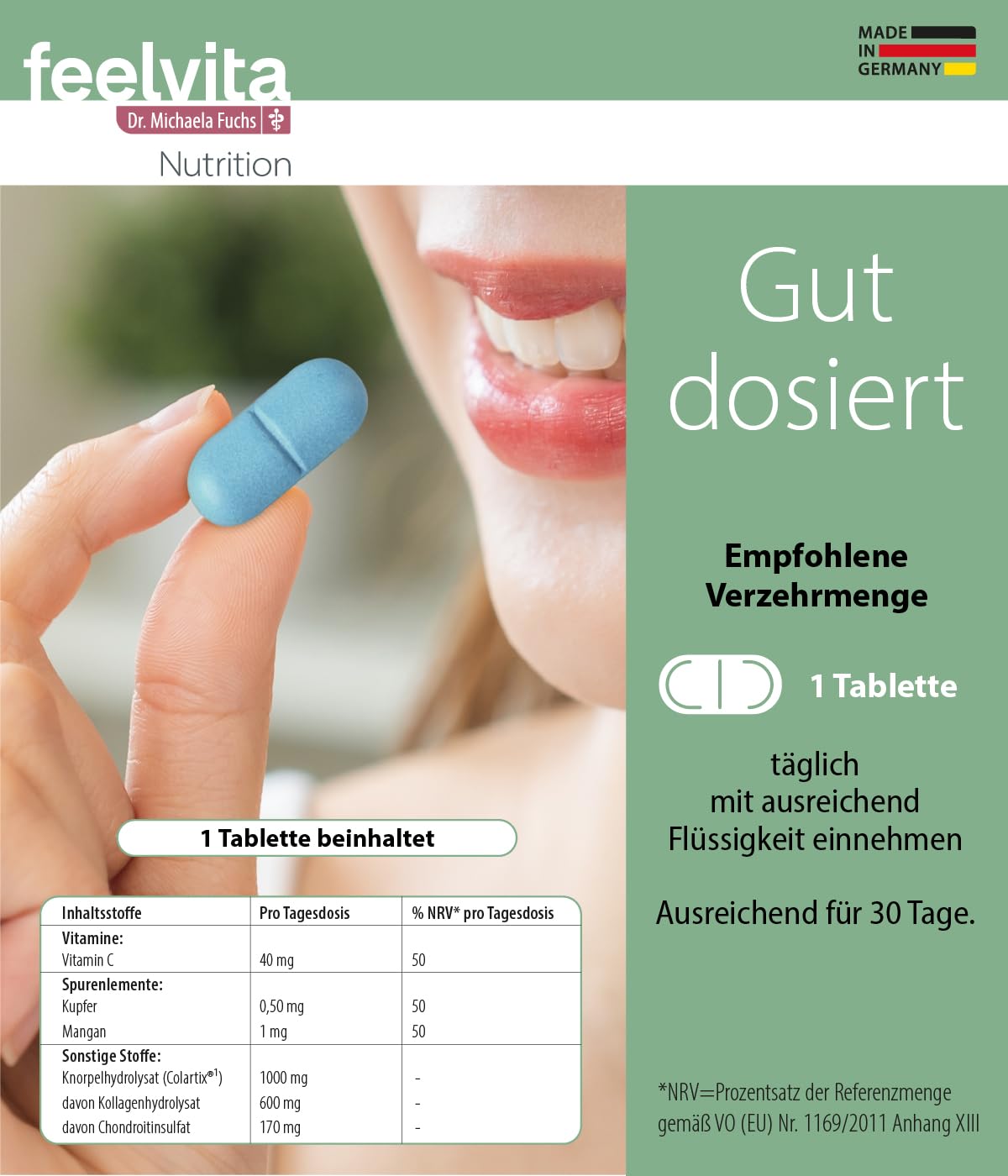 Genius Feelvita Acticur Aktiv-Pro-Set 14-tlg. Durchblutungs- Stimulator Bein und Fuß, EMS Gerät mit 3 TENS Elektrodenpads inkl. Blutdruckmessgerät Handgelenk & Gelenk SuperFit Dual Tabletten 30 Stück