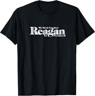 Reagan for President Retro Vintage Distressed Graphic T-Shirt