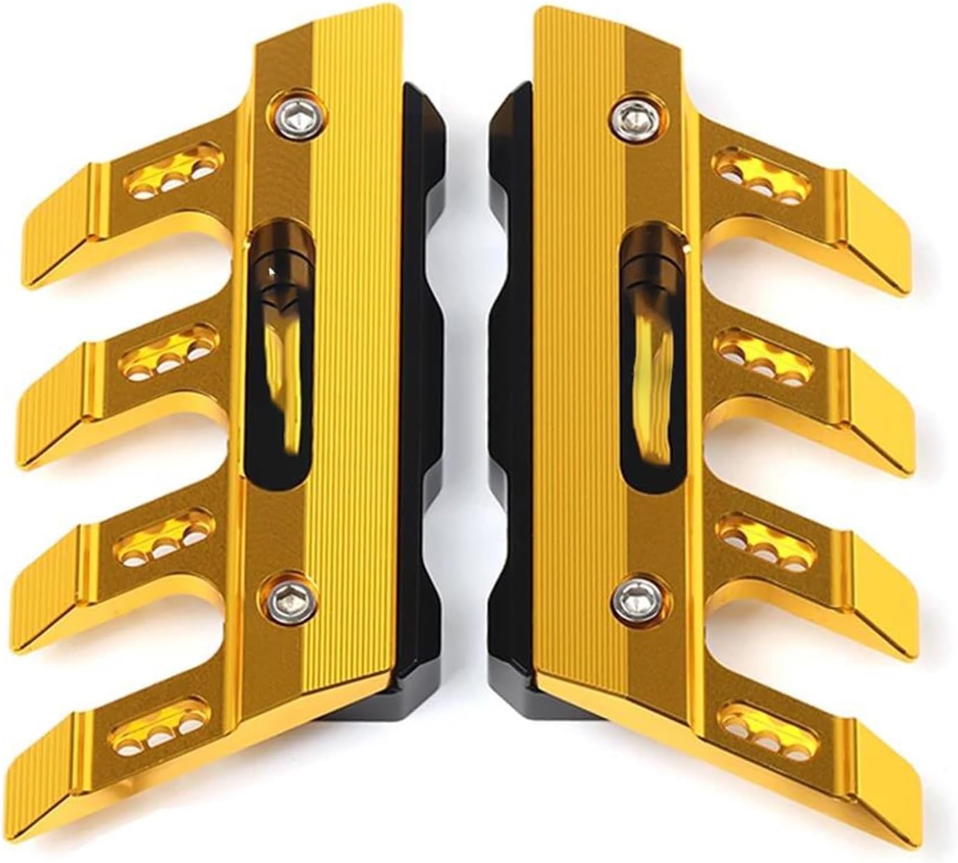 Anti-collision slider Suitable For CB125R CB 125R Motorcycle Mudguard Front Fork Protector Guard Front Fender Slider Accessories(Gold)
