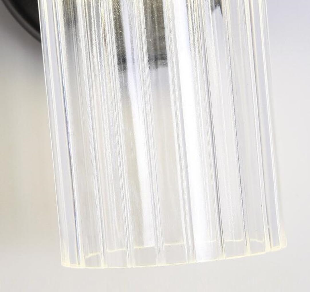 Light Wall Lights Indoor Modern LED Dimmable Acrylic Wall lamp Three-Colour Interior Bedroom for Living Room Staircase Hallway 7 * 22cm,Black