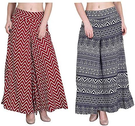 SHMAYRA Printed Palazzo for Women Combo Pack of 2