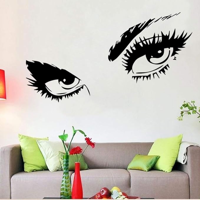 Amazon.com: Vinyl Wall Art Decal - Audrey Hepburn Sexy Eyes - 24" x 50 ...
