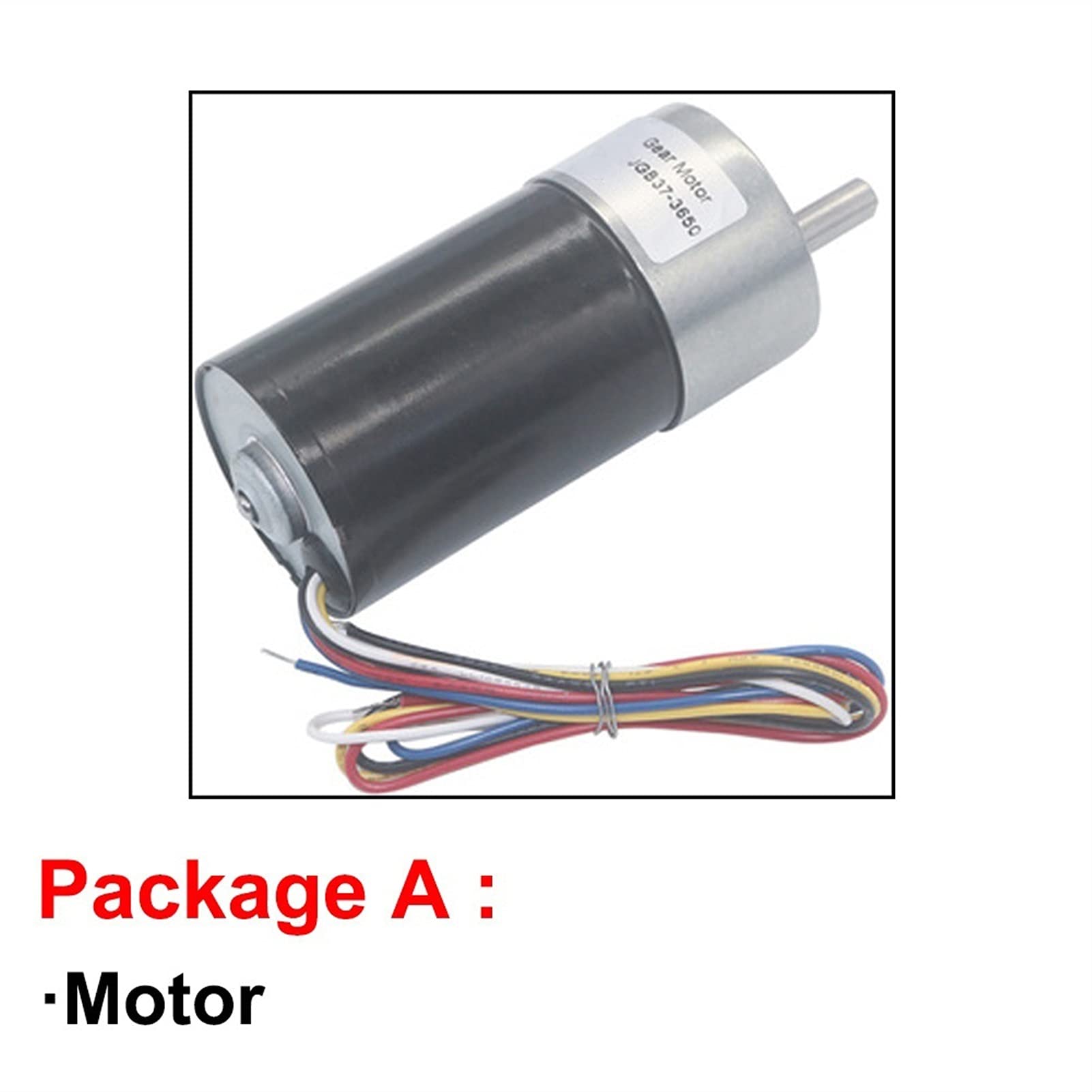 PYouo-DC silnik przekładniowy, 1 2 V, 24 V, 5-1270 obr./min, wysoki moment obrotowy 3,5 kg, bezszczotkowy silnik z metalowymi zębatkami, cichy hałas, odwrotny, długa żywotność sygnału,