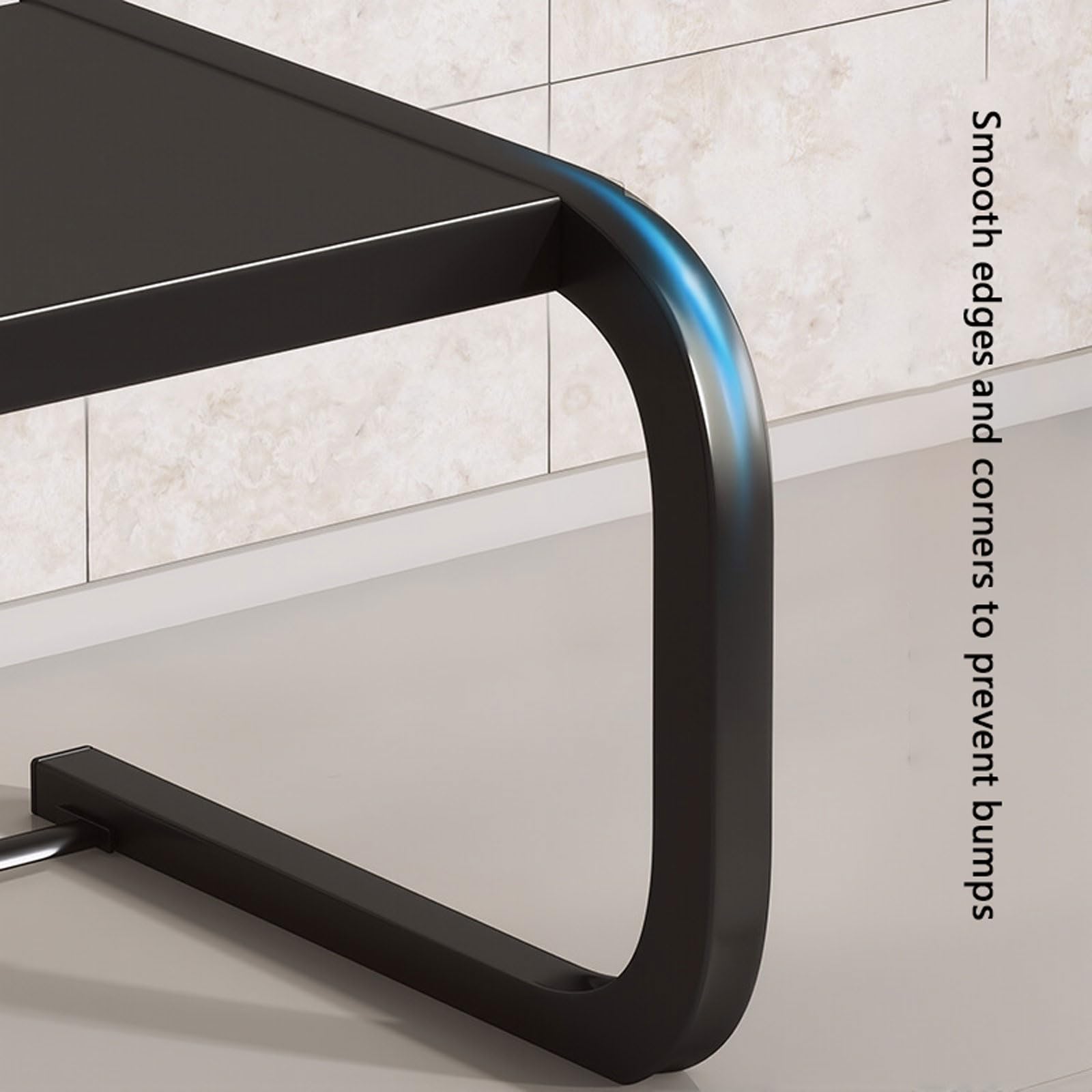 2-stöckiges Mikrowellen-Regal – Küchenregal aus Metall,freistehender Toaster-Organizer,Arbeitsplatten-Druckerständer und Bäckerregal,Arbeitsplatte Küche Regal Küche