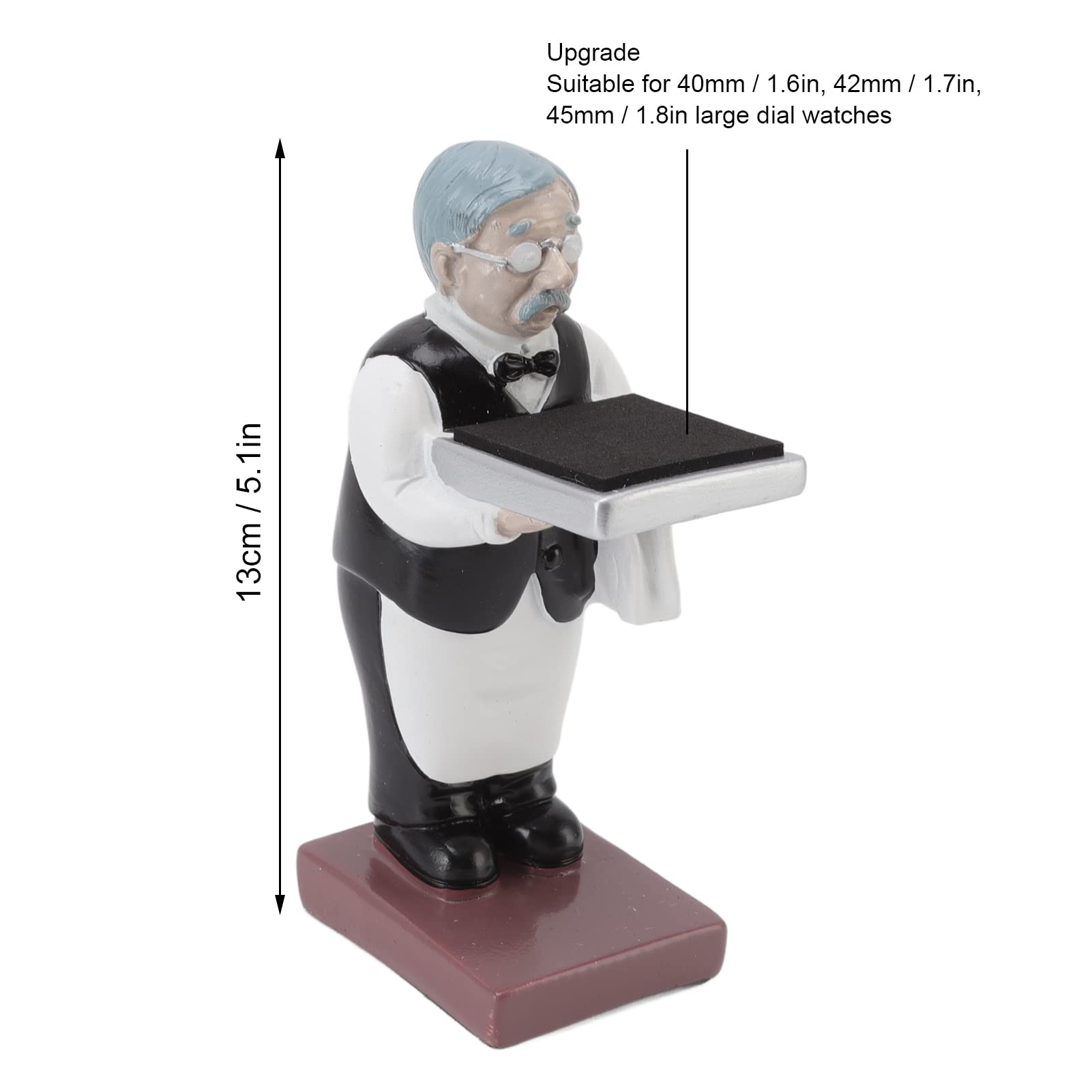 Espositore Per Orologi E Gioielli A Forma Di Astronauta E Vecchio Governante - Portagioie In Resina Fatto A Mano, Decorazione Da Tavolo Originale