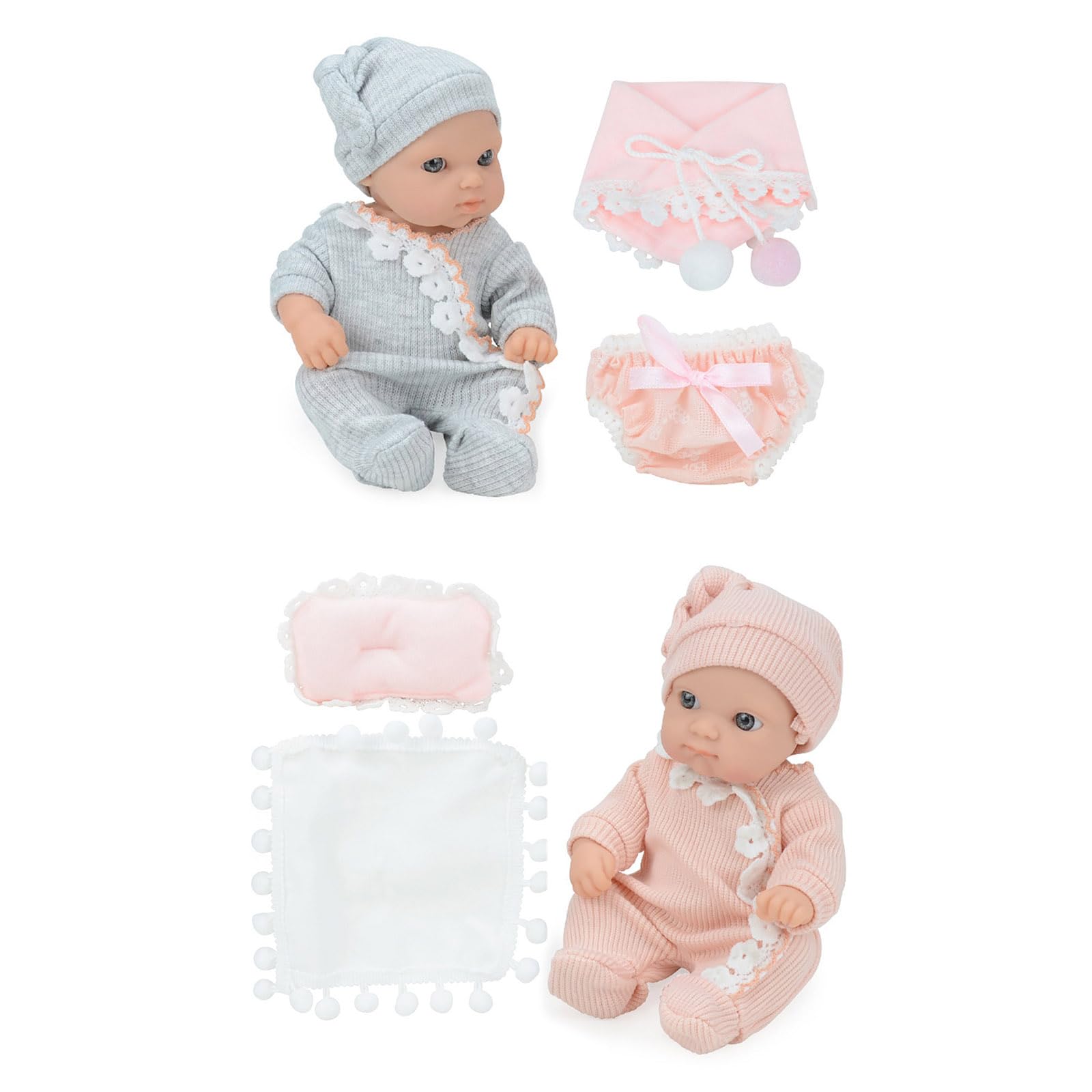 Amazon | 8インチベビードールセット子供のためのリボーンのセット