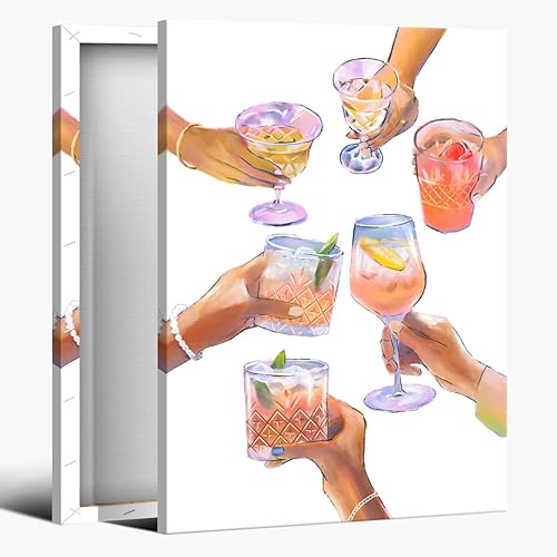 Miniatura 25 de Arte de Pared Vintage Extra Dirty Please Martini Cóctel Arte de Pared Carrito de Bar Arte de Pared Cóctel Martini Trendy Póster Estético Pósteres