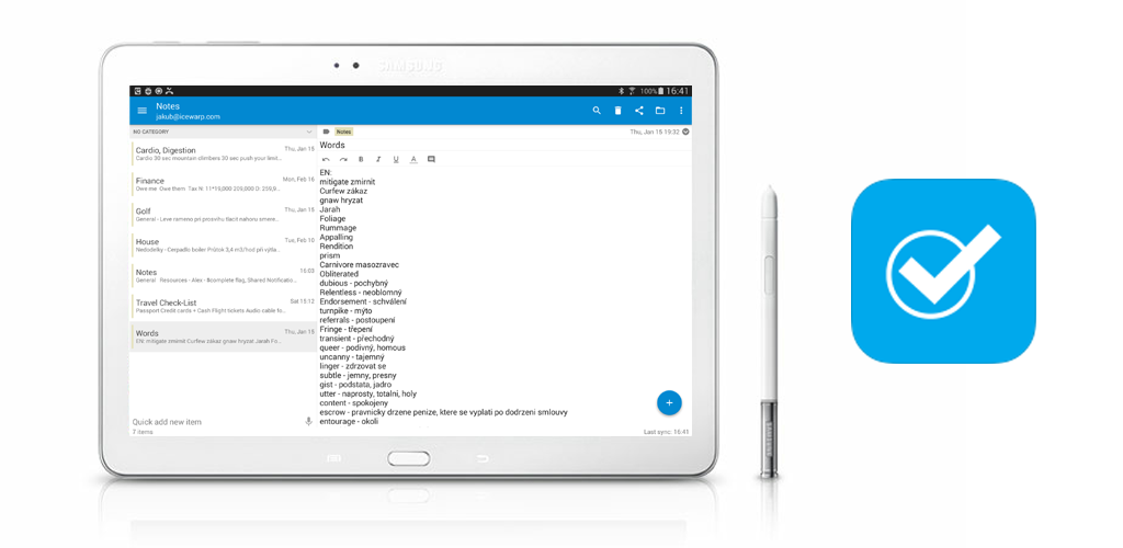 Tasks & Notes for MS Exchange - Application sur Amazon Appstore