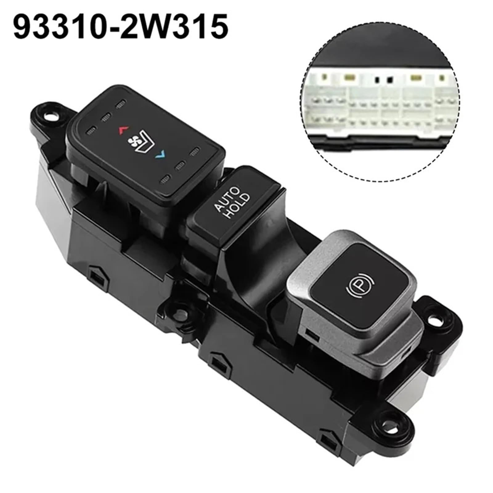 Elektryczny Przełącznik Hamulca Ręcznego 93310-2W315 Elektroniczny przełącznik hamulca ręcznego, hamulec postojowy, ogrzewanie fotela, przełącznik szyby, pasuje do Hyundai Santa Fe XL Sant
