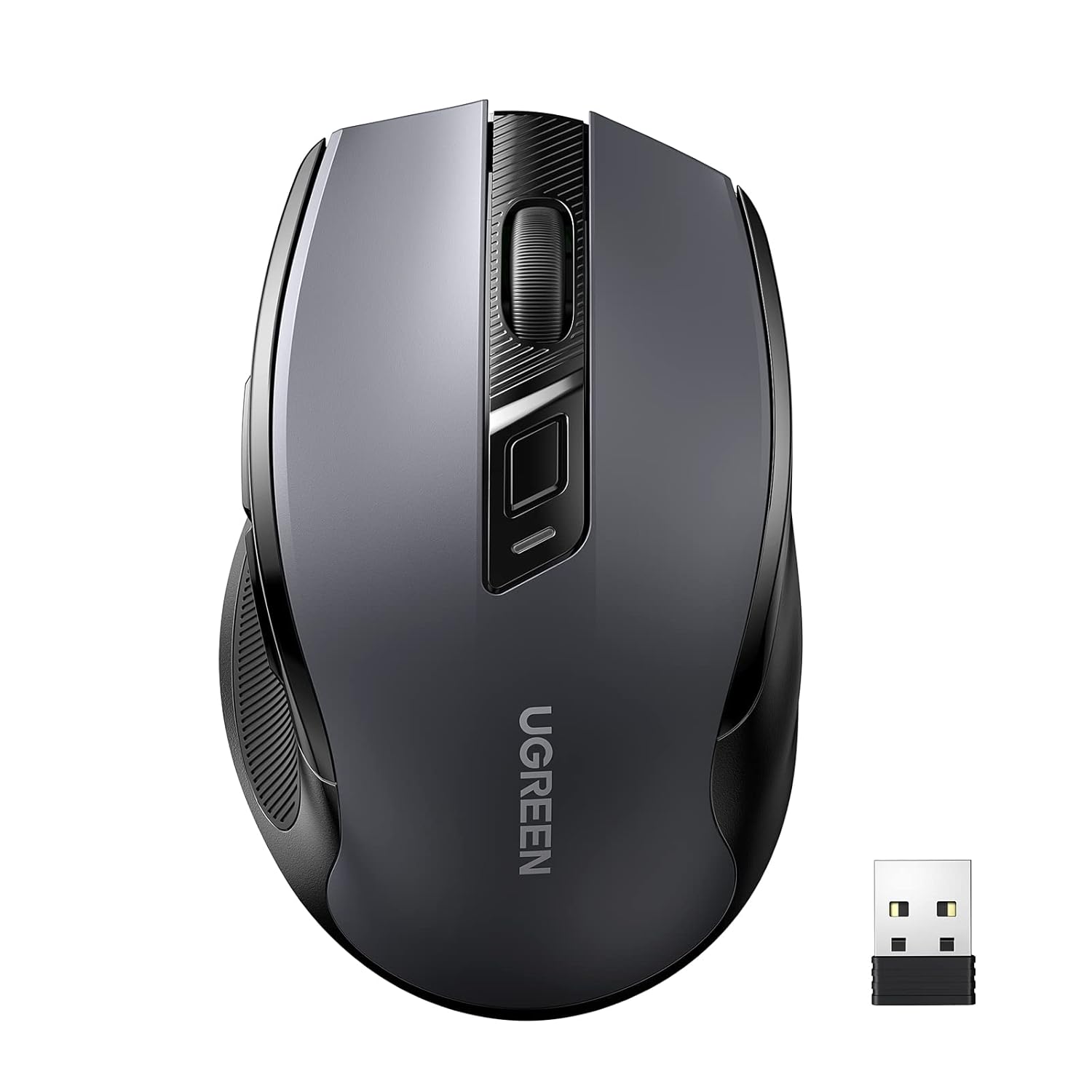 UGREEN Wireless Mouse 2 4G with USB Receiver 5-Level 4000 DPI 6 Buttons 18 Months Battery Life Cordless