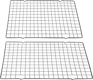 15.7''x9.8' Multi-Functional Cooling Racks -2PCSBaking Cooling Racks - Cookie Cooling Racks for Kitchen, Great for Cooling Biscuits/Bread/Paper Cups Cakes (2PCS 15.7''x9.8'')