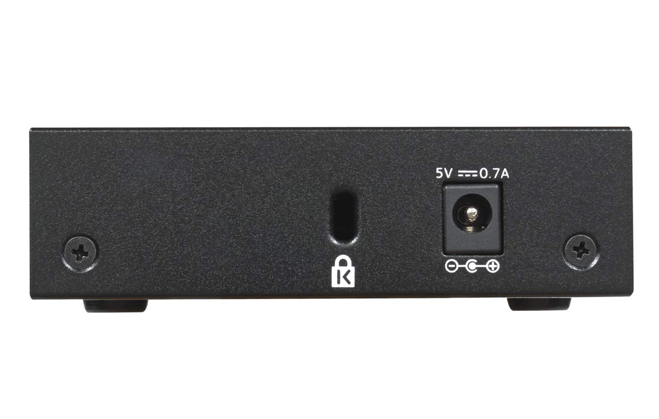 NETGEAR Switch Ethernet Gigabit de 5 Puertos (GS305) | Switch no gestionable | Plug and Play | Funcionamiento silencioso | Montaje en sobremesa o Pared