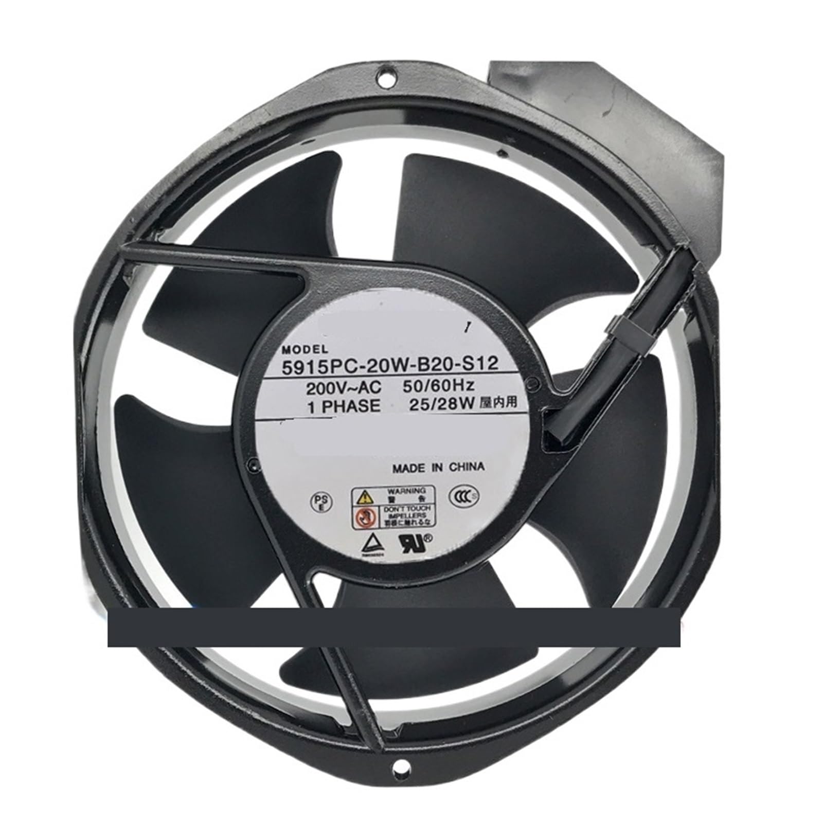 YUIDVJQWS 5915PC-20W-B20-S12 200V 17238 172 * 172 * 38mm Cooling Fan