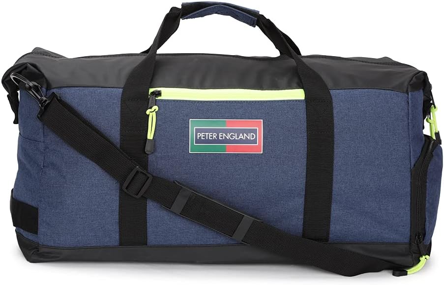 Peter EnglandBlue Polyester Duffle Bag,18 Cm