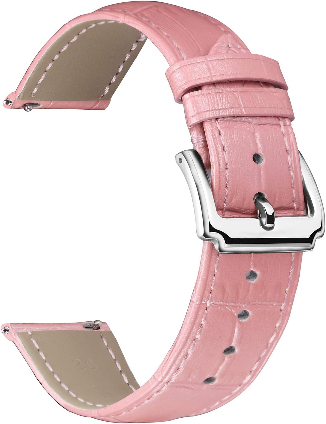 BINLUNGenuine Leather Watch Bands Women Men Quick Release Leather Watch Straps Replacement with 12 Colors Option (10mm, 12mm, 14mm, 15mm, 16mm, 17mm, 18mm, 19mm, 20mm, 21mm, 22mm, 23mm)