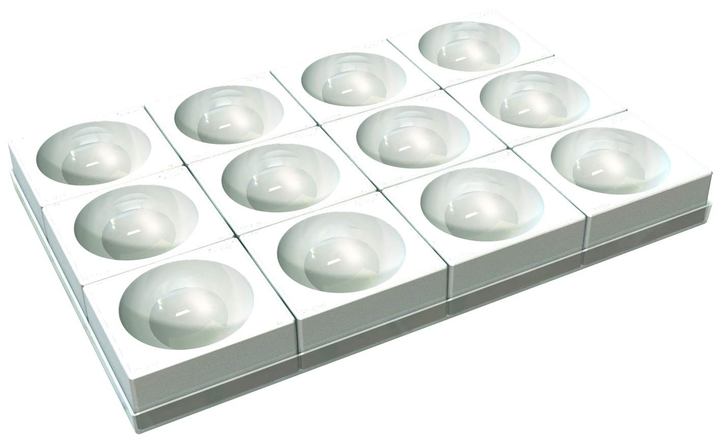Moule Tortaflex 12 Demi-Spheres pour rater aucun démoulage de dôme