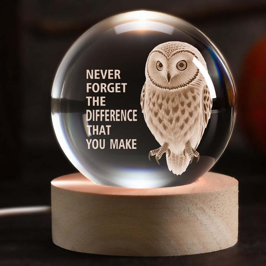 Owl Gifts for Women, Thank You Gifts for Women Men