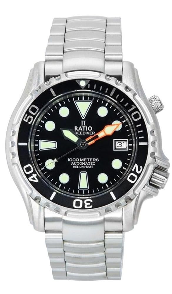 Amazon.com: RATIO FreeDiver Dive Watch Sapphire Crystal
