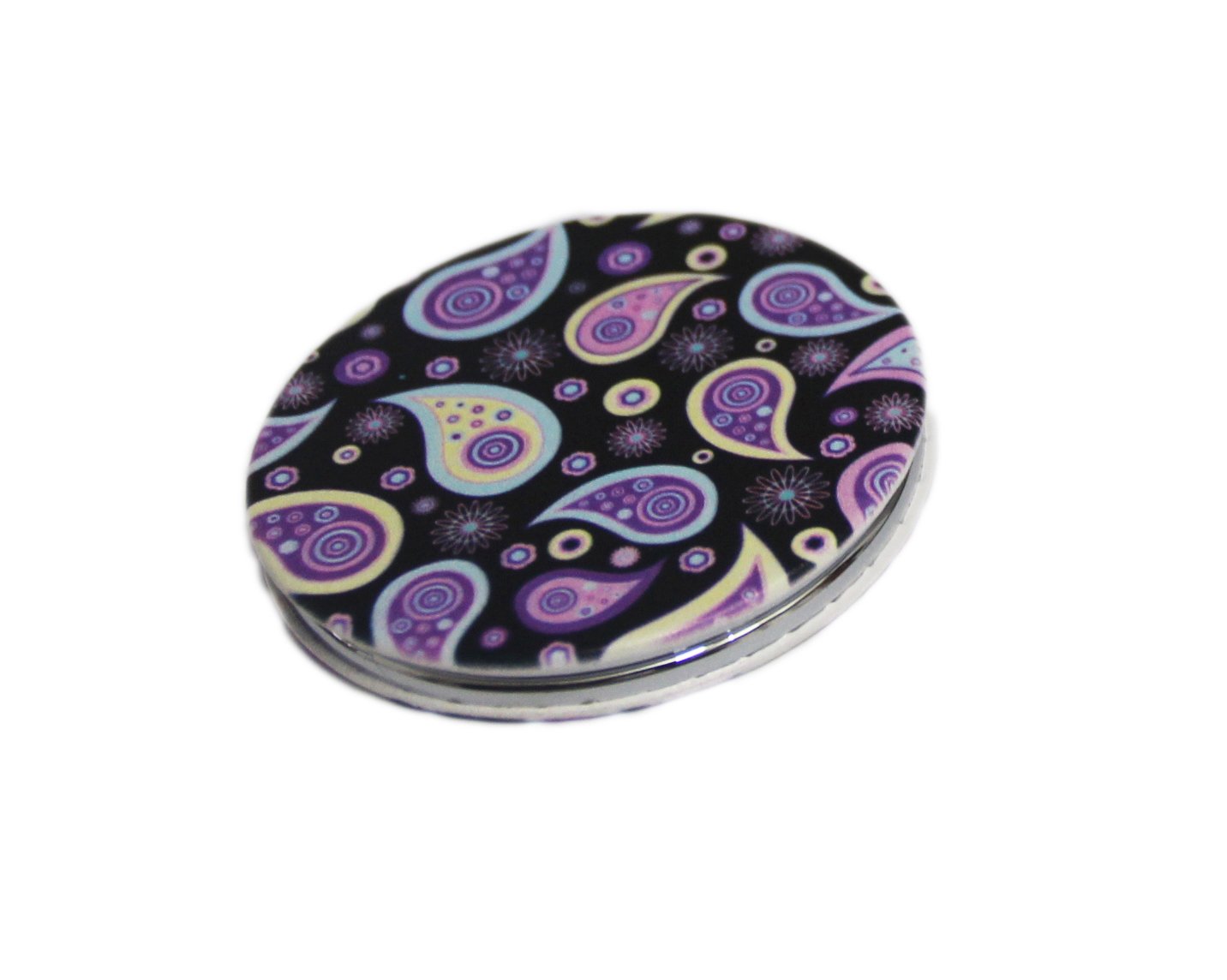 Pink Flamingo Round Dual Magnification Folding Compact Makeup Mirror-image-24