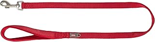 TRIXIE Hundeleine Premium XS, 1,20 m 10 mm in rot - stabile Hundeleine mit praktischer Handschlaufe - für kleine Hunde - 200003