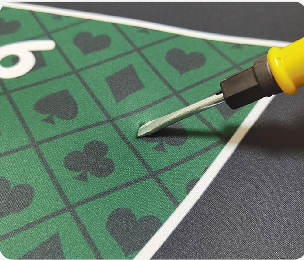 Tapis de Poker, Tapis de Table Poker 120 x 60 cm, Plateau Pliable for 8 à 10 Joueurs