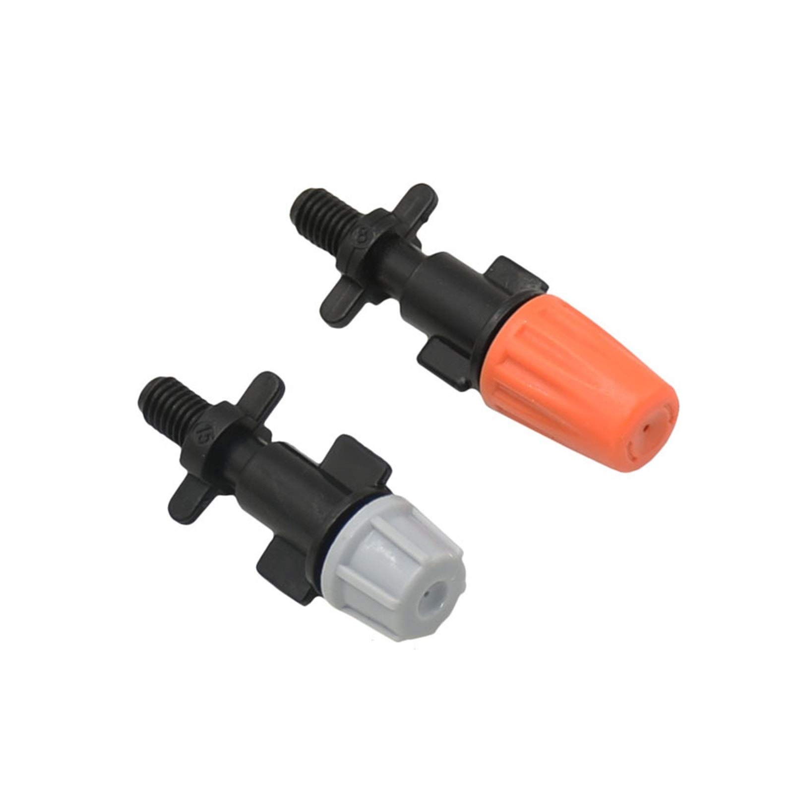 Connecteur de tuyau de jardin Jardin Irrigation atomise anti-incendie, avec 6 mm fileté connecteur, Kit 100set Pulvérisateur atomiseur (Color : Yellow)