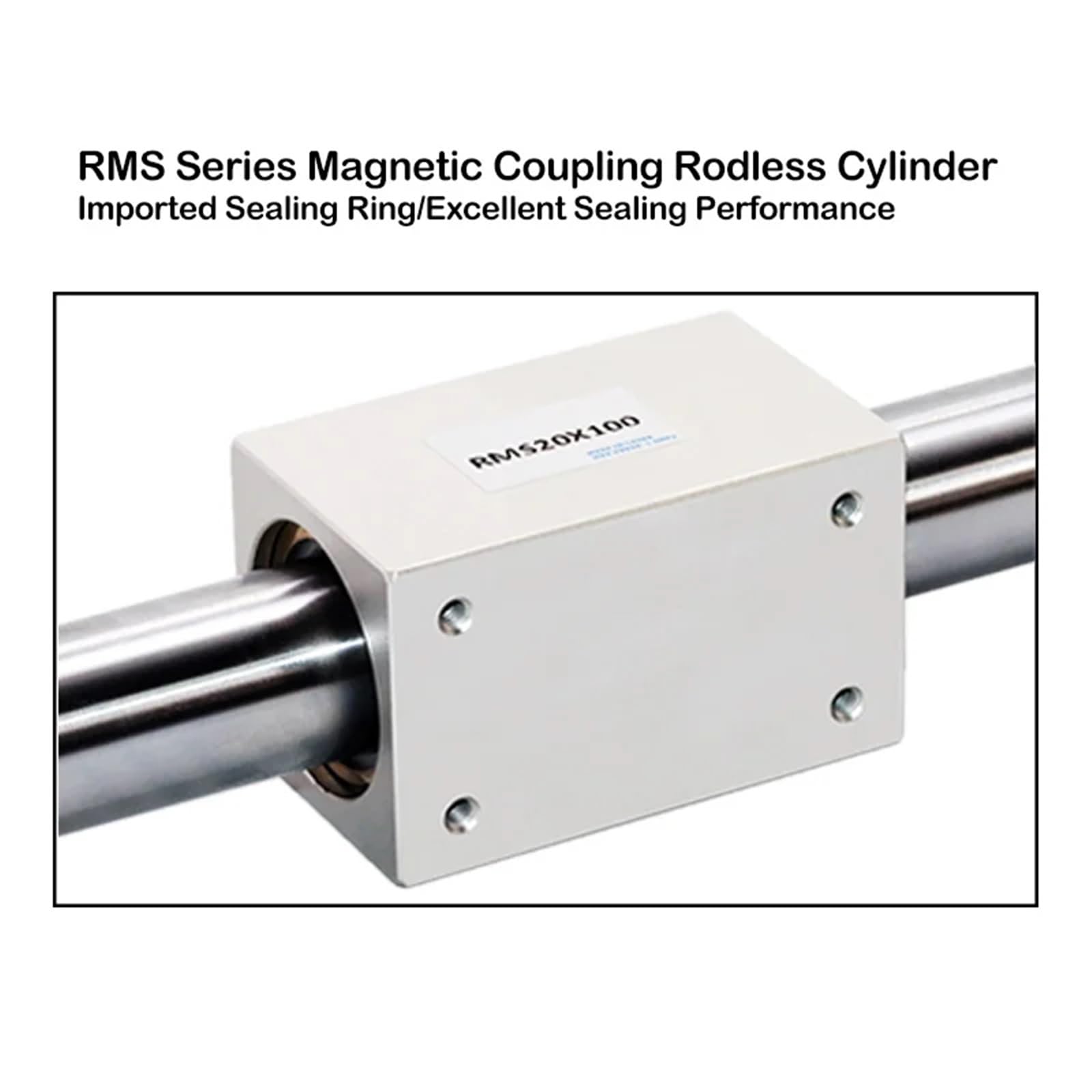 Trípode RMS10x100-300/RMS16x100-500/LB con Cilindro sin vástago acoplado magnéticamente Serie RMS(RMS16x400)