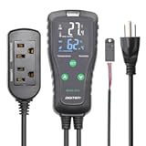 DIGITEN DHTC-1011 Temperature and Humidity Controller Outlet Plug in Thermostat Humidistat Reptile Humidity Controller Greenhouse Thermostat Heating Cooling Humidifier Dehumidifier