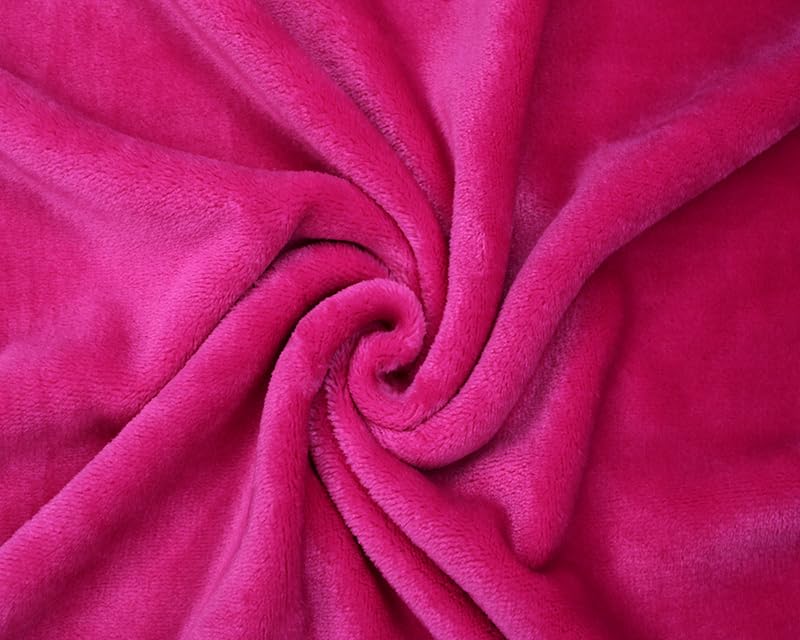 Cuddle Fleece -150cm, Soft for Sewing & Crafts (Cerise, 3 Meters)