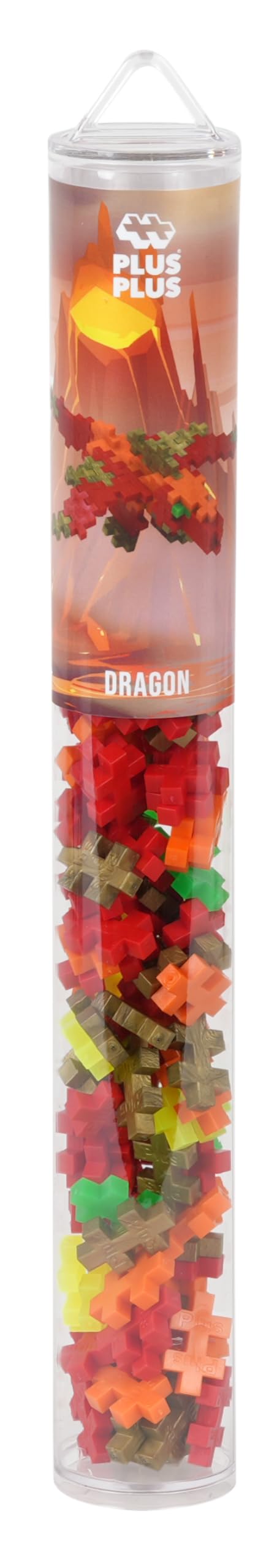 PLUS PLUS Building Blocks Toy, Kids Dragon Toy, Creative Construction Learning Resources and STEM Play for Home and Travel - Image 3