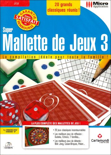  Micro Application Jeux 3 Super Mallette