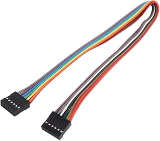 Aexit 2x6P Jumper Cables & Interconnects Wires Double Row Female Head Cables Pi Pic Breadboard for Cables 31cm Long