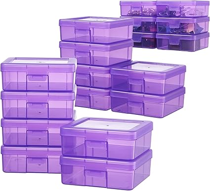 Amazon.com: OMNISAFE 18 Pack Small Colored Plastic Hobby Art Craft ...