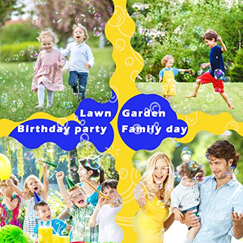 UMHeLL Kit Bolle di Sapone per Bambini, 7 Pezzi