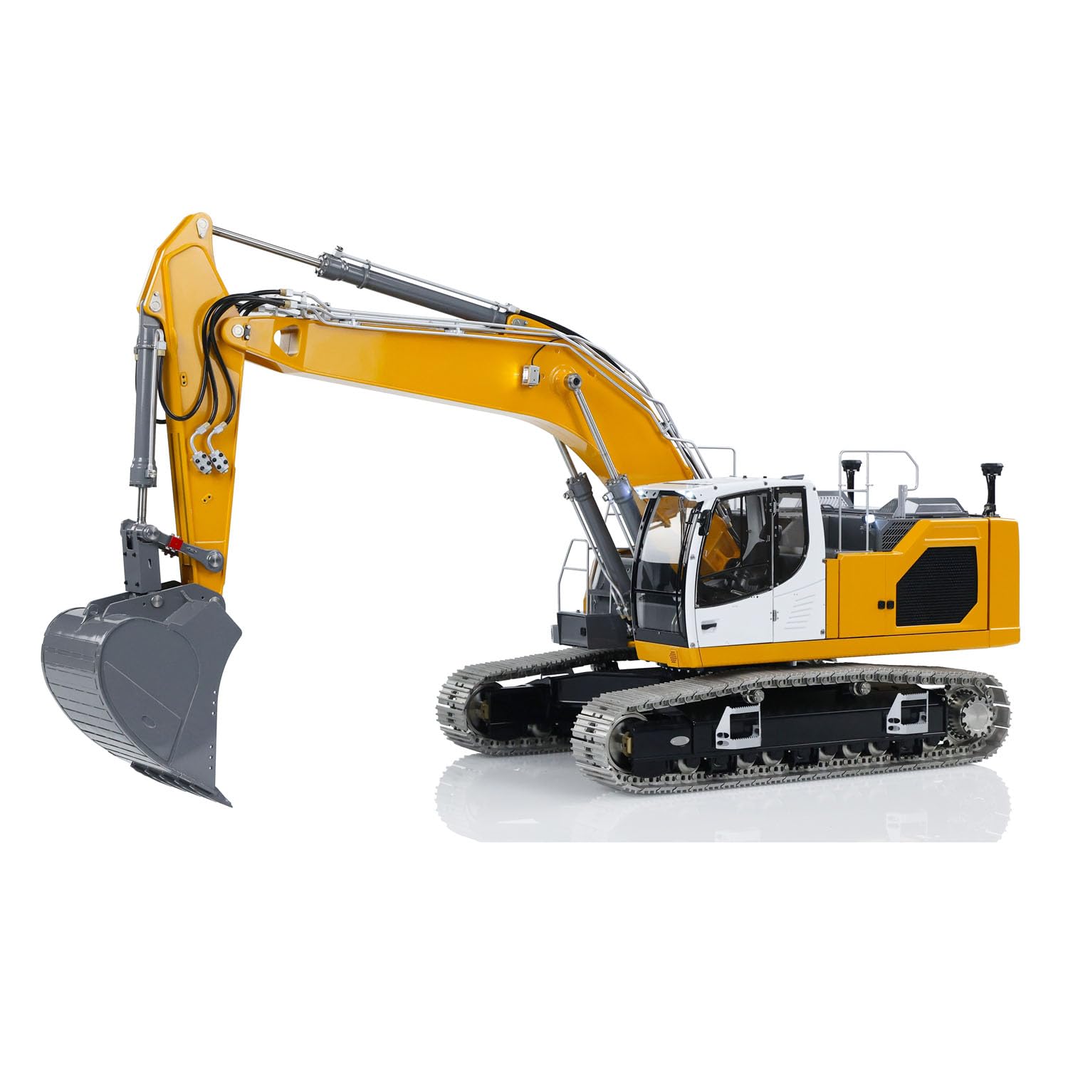 Metal Aoue-LR945 1/14 - Escavatore idraulico RC da costruzione, modello auto