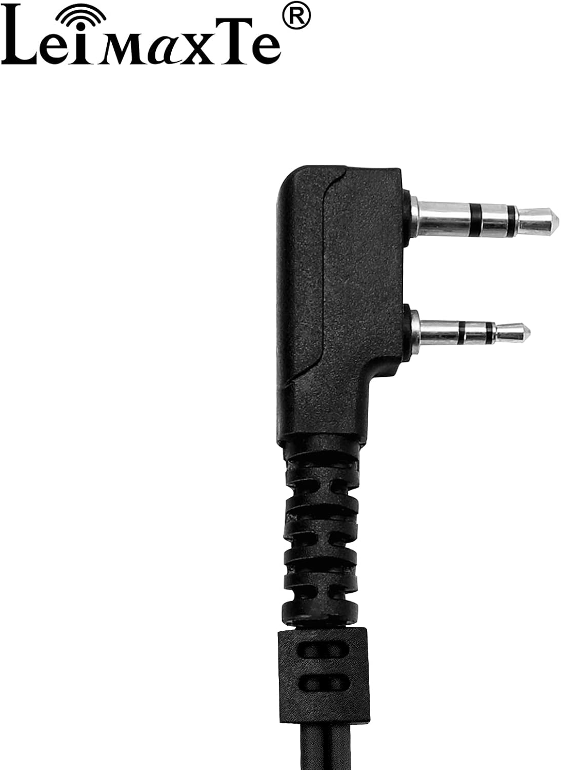 Two Way Radio Headset Compatible with Baofeng, Kenwood 2 Pin Walkie Talkie Surveillance Earpiece with Mic PTT, Acoustic Tube - Image 2