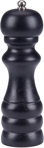 Juego de molinillo de sal y pimienta, salero y pimentero de primera calidad con grosor ajustable, molino de cerámica, molinillo de sal de madera y