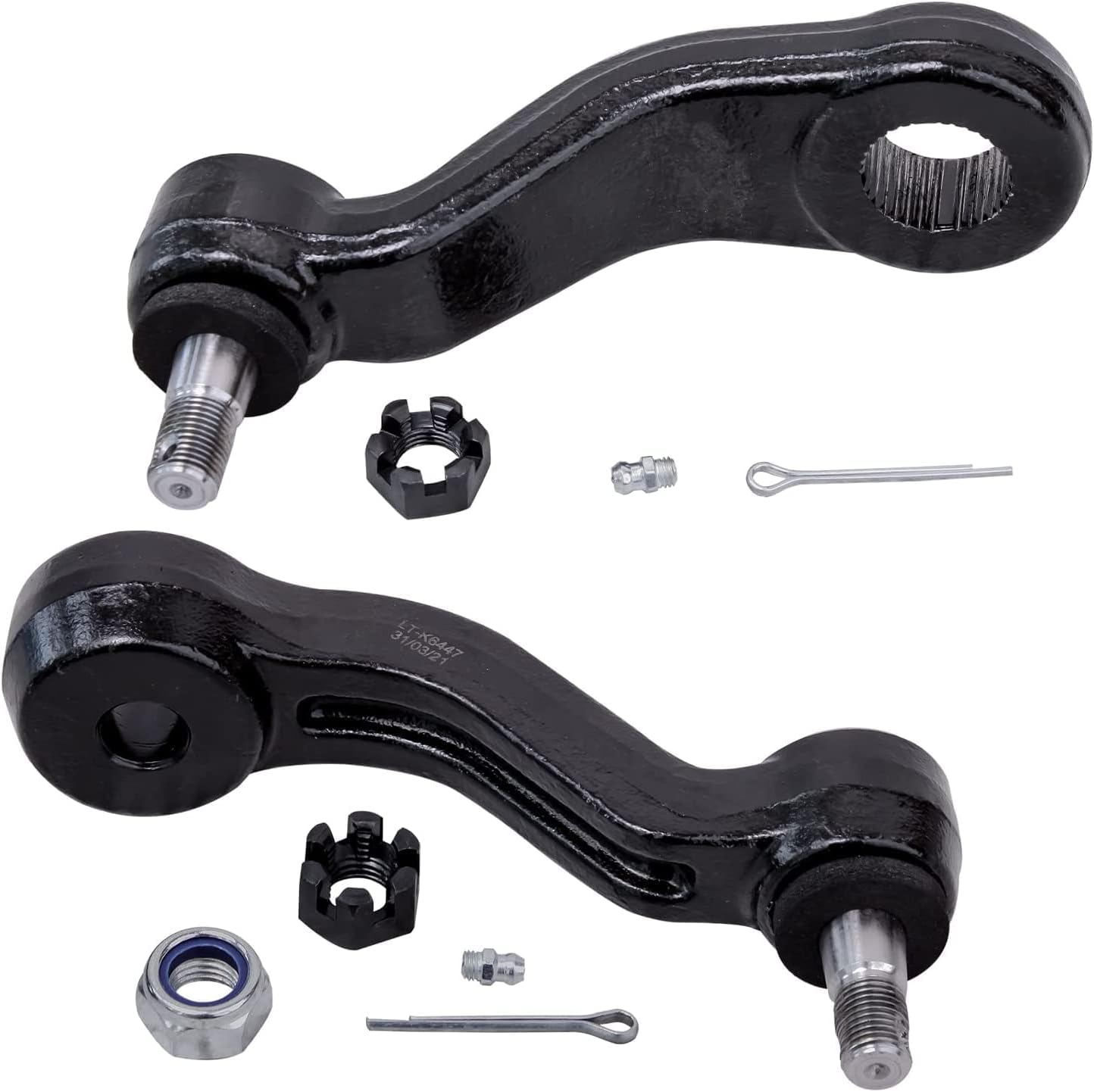 Detroit Axle - 4WD Front 12pc Suspension Kit for Chevy GMC K1500 Suburban K2500 Tahoe Yukon, 4 Upper & Lower Ball Joints, 4 Inner & Outer Tie Rods, 2 Sway Bar Links, Pitman Idler Arm