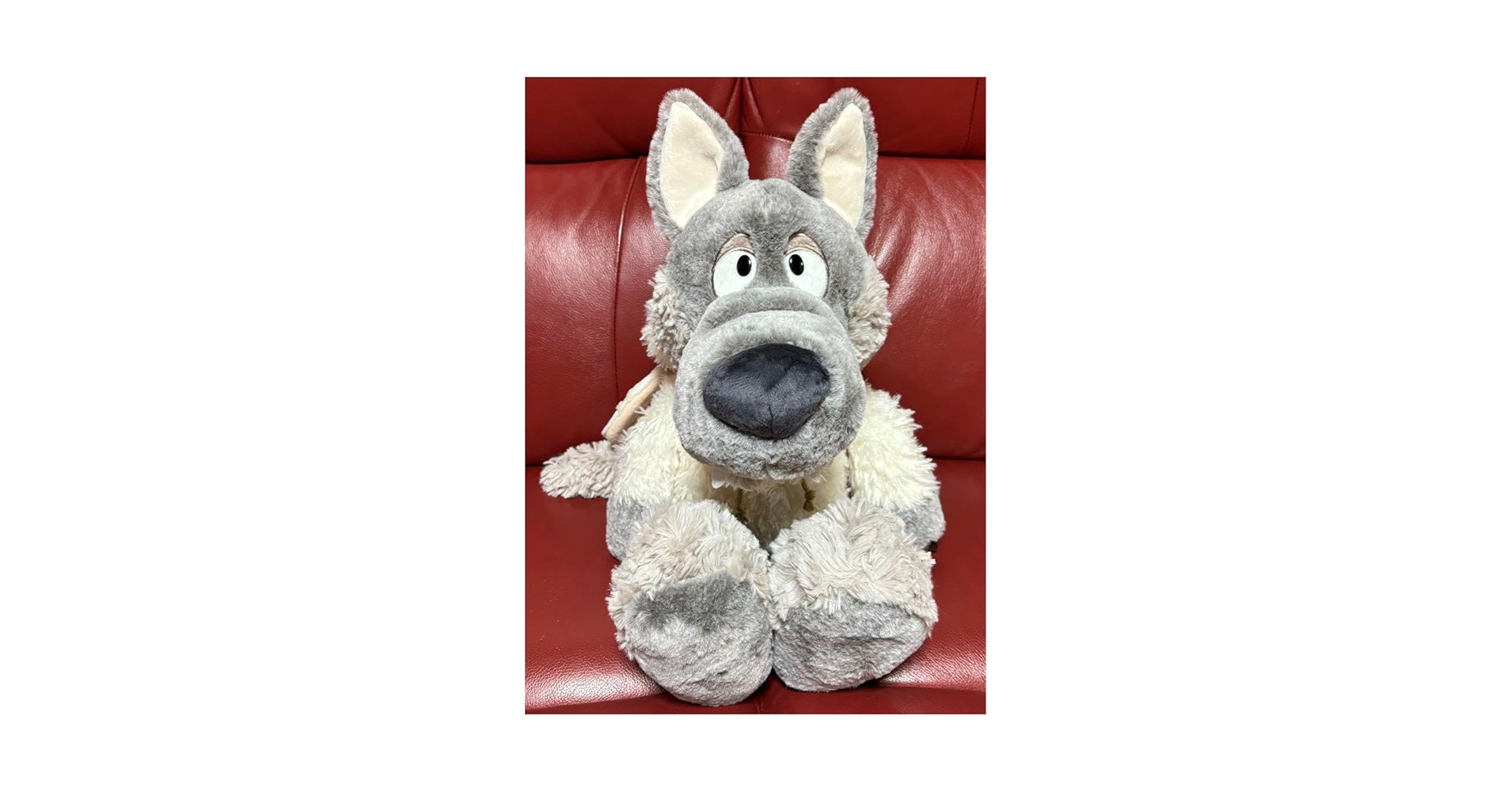 【日本未入荷】NICI　ニキ　ウルフ　ウルビー　50㎝！オオカミ　狼　正規品 NICI (ニキ）| キーホルダー オオカミ 10cm+リュック ブルー