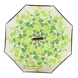 MIROOOO Kompaktowy parasol do podróży długi uchwyt kreatywny kolorowy parasol samochodowy parasol dwuwarstwowy parasol podróżny, Jeden kolor, A