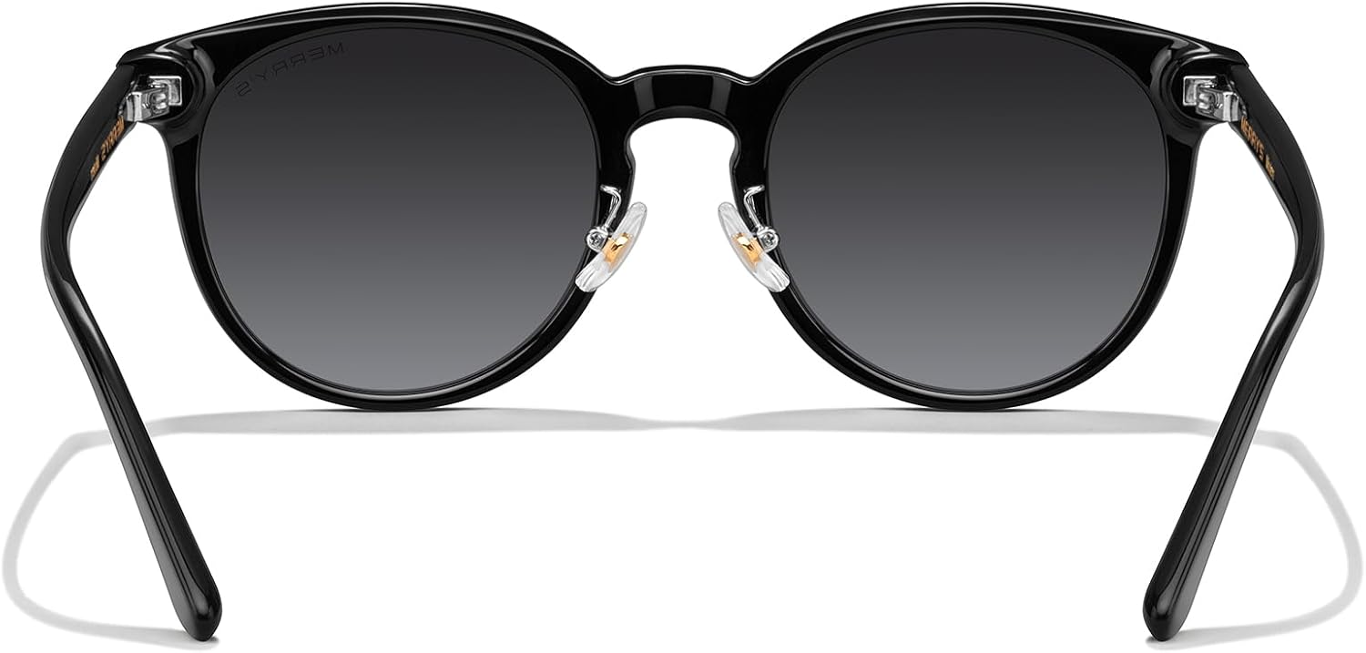 MERRY'S Modern Women Lady Acetate Oval Round Polarized UV400 Sunglasses S6192 - Image 4